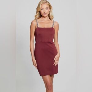 NWT - Guess Skylar Chain Strap Mini Dress - Size 12